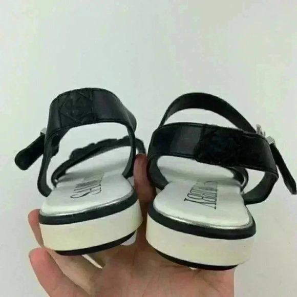 New Sam Libby Sandals Size 7 Gem Strappy Flatforms - Picture 6 of 8